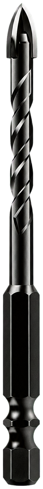 BK-9065 black cross spear tile drill bit, small size