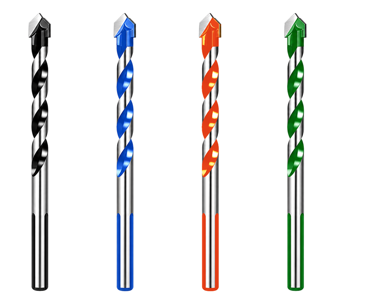 BK-9066 four color spear tile drill bit set