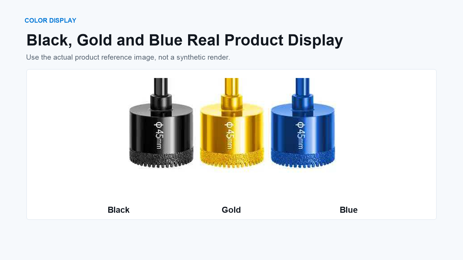 BK-9072 black gold blue color options