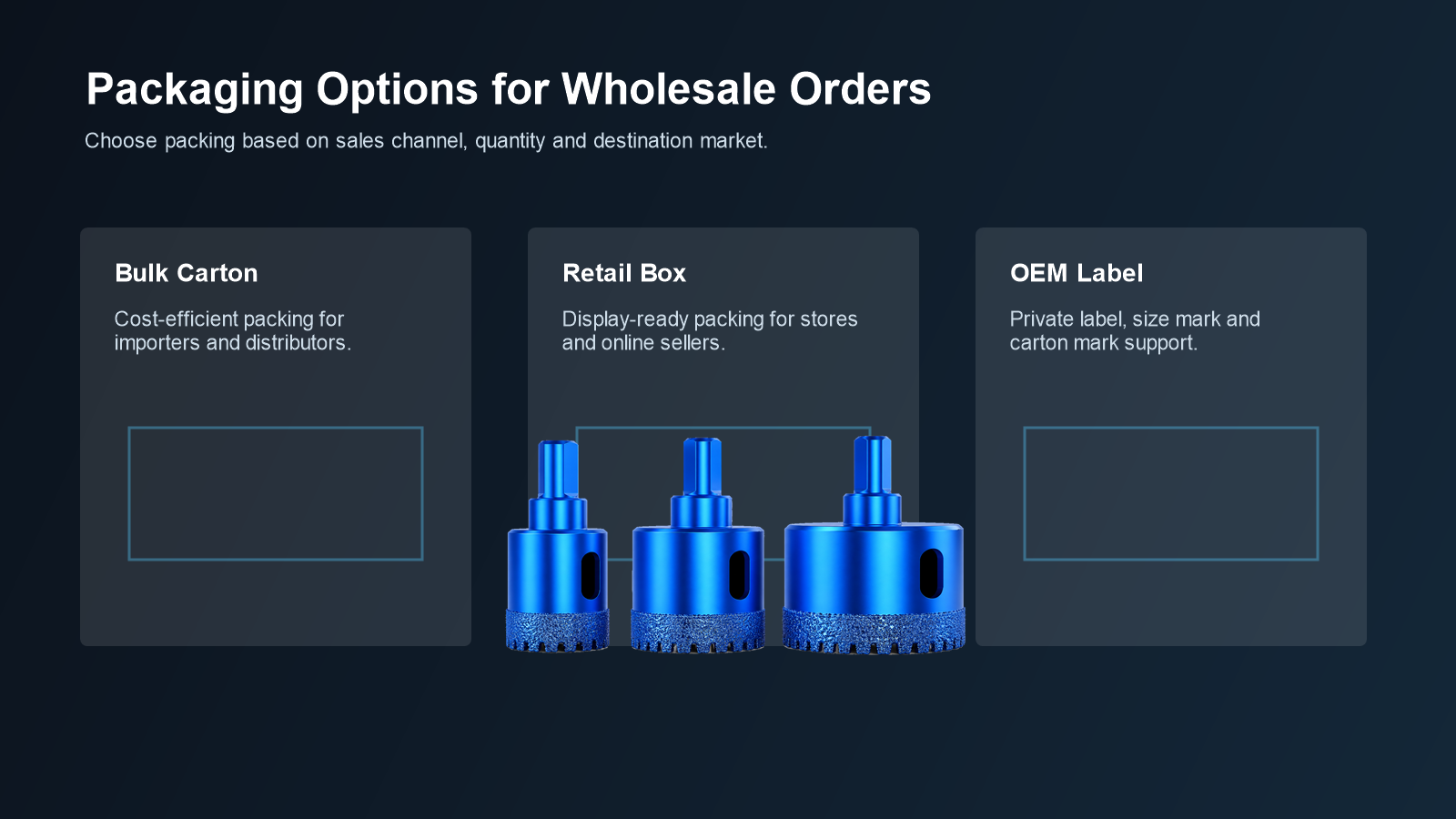 BK-9072 packaging options