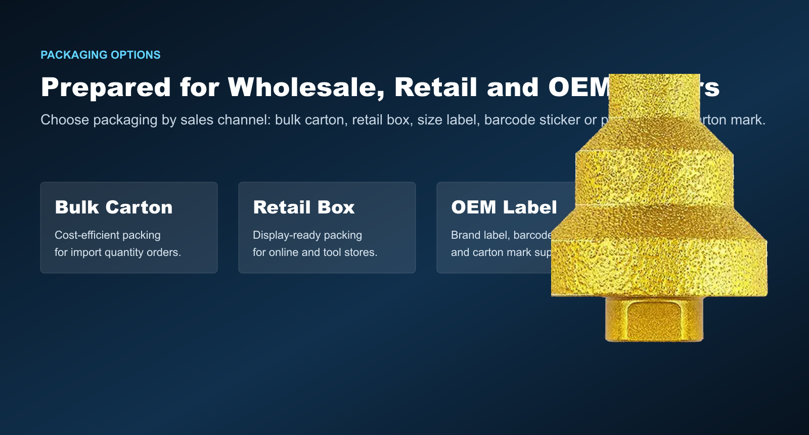 BK-9073 packaging options