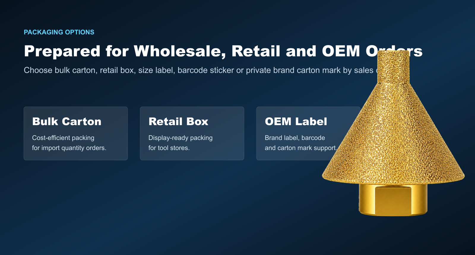 BK-9074 packaging options