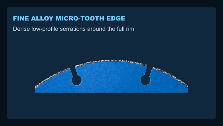 BK-9082 fine hard-alloy micro-tooth cutting edge